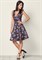 Платье V-Neck Flare 1707 Платье V-Neck Flare 1707